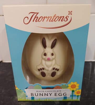 White Chocolate Bunny Egg