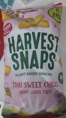 Thai sweet chilli crispy lentil puffs