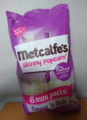 Metcalfe's Skinny Popcorn Sweet 'N Salt