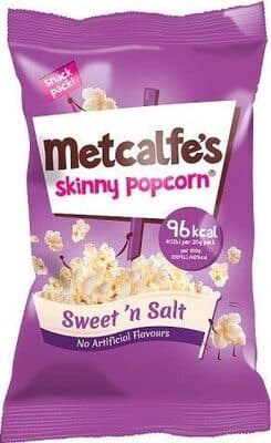 Metcalfe's Skinny Popcorn Sweet 'n Salt