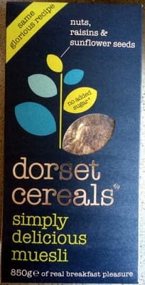 Simply Delicious Muesli nuts raisins sunflower seeds