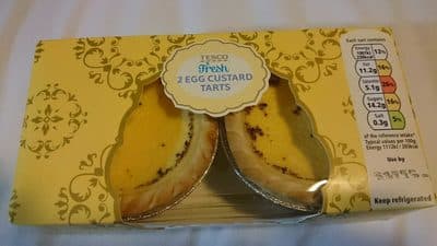 Tesco Egg Custard Tarts