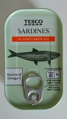 Tesco Sardines in Sunflower Oil