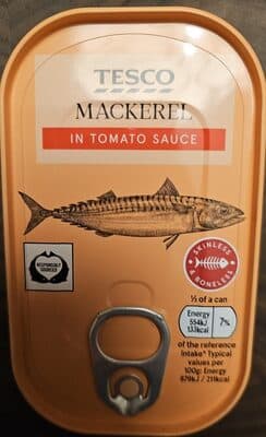 Tesco Mackerel in Tomato Sauce