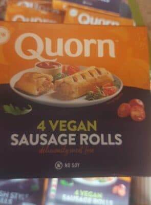 Meat free sausage rolls