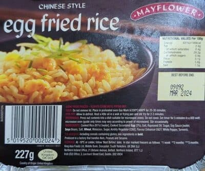 Chinese Style Egg Fried Rice