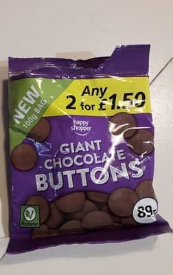 Giant chocolate buttons