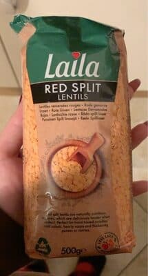 Red split lentils