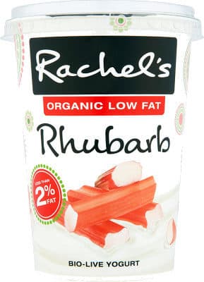 Rachel's Organic Rhubarb bio-live yogurt