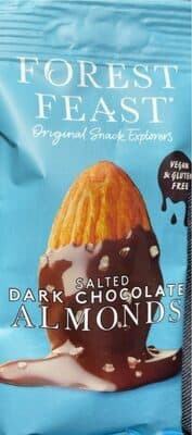 Salted Dark Chocolate Almonds