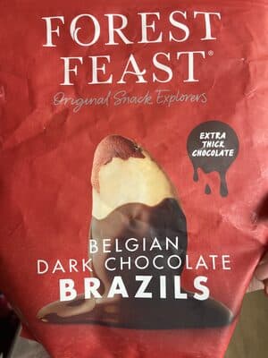 Belgian Dark Chocolate Brazils