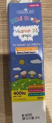 Mini Vitamin D3 Drops
