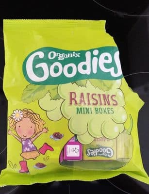 Raisins mini boxes