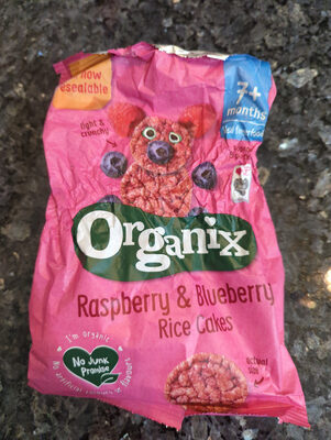 Organicanix: Raspberry & Blueberry Ricecake