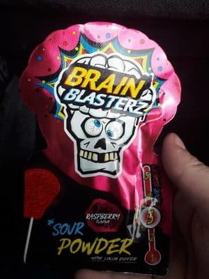 Brain Blasterz Mega Sour Powder Strawberry