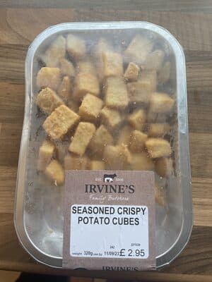 Seasoned Crispy Potato Cubes
