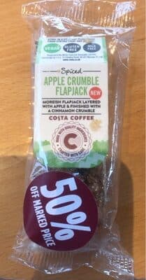 Spiced Apple Crumble Flapjack