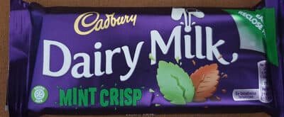 Cadbury Dairy Milk Chocolate Bar Mint