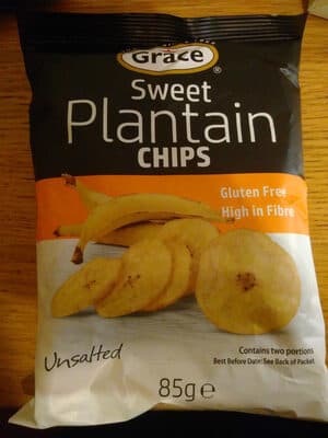 Sweet Plantain Chips Unsalted
