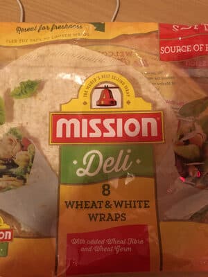 Mission Deli Wheat And White Wraps