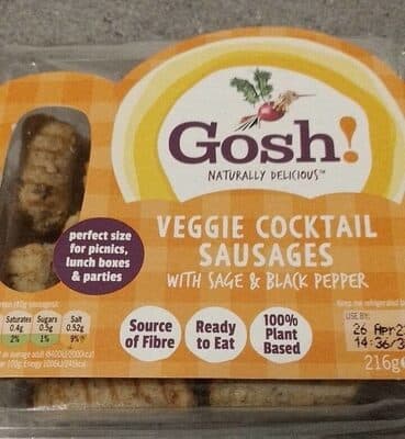 Gosh Veggie Cocktail Sausages