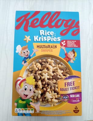 Rice crispies multigrain shapes