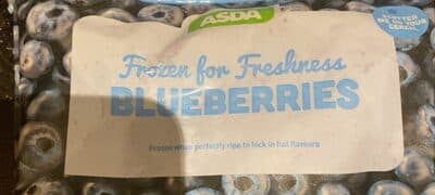 Frozen blueberries