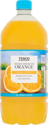 Double strength orange squash