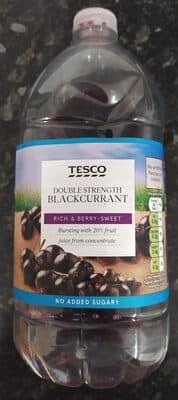 Double Strength Blackcurrant Squash