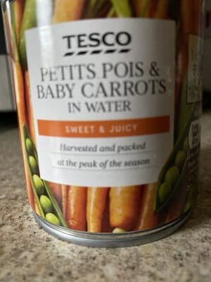 Tescos Peas & Carrots