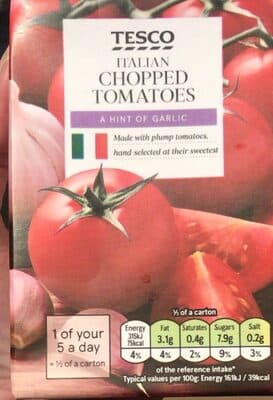 Chopped tomatoes