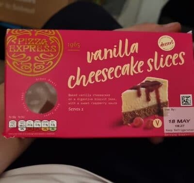 Vanilla Cheesecake Slices