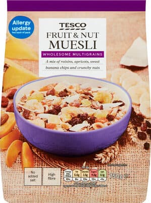 Fruit Nut Muesli