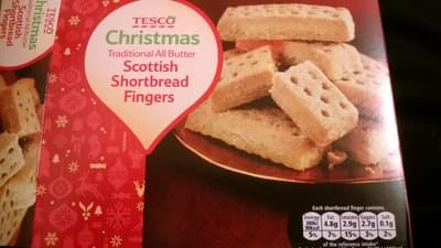 Christmas Traditional All Butter Scottish Shortbread Fingers