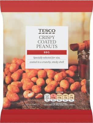 Tesco Crispy Coated Peanuts BBQ
