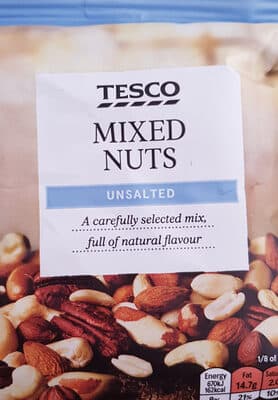 Unsalted Mixed Nuts