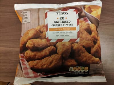 Battered chicken dippers