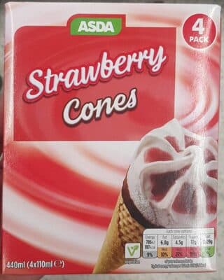 Strawberry Cones