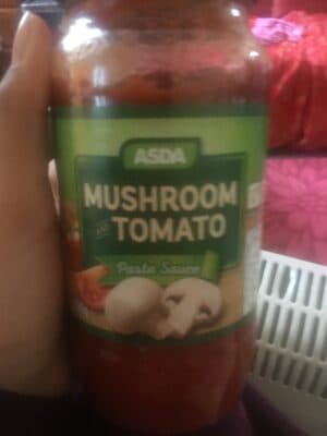 Asda Mushroom and Tomato Pasta sauce