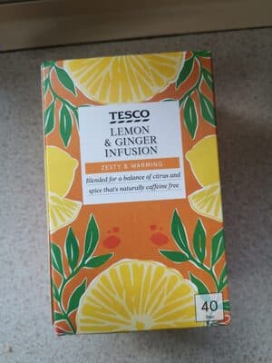Tesco Lemon And Ginger Tea Bags