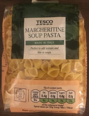 Tesco Soup Pasta