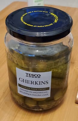 Tesco Whole Pickled Gherkins In Spirit Vinegar