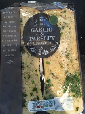 Garlic and Parsley Ciabatta