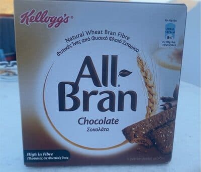 All bran Barrette di fibra al cioccolato