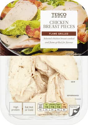 Flamegrilled Cooked Chicken Breast Chunks