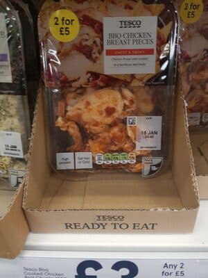 BBQ Chicken Breast Pieces
