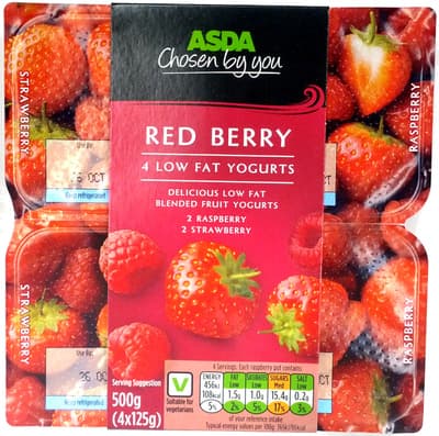 Red Berry Low Fat Yogurt