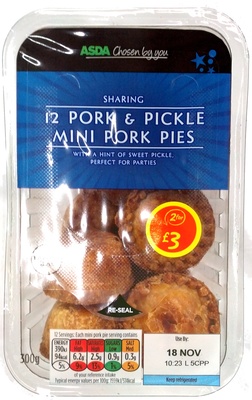 Pork & Pickle Mini Pork Pies