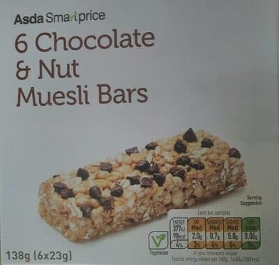 Chocolate & Nut muesli bar