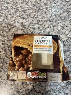 Tesco Chicken and Gravy Pie